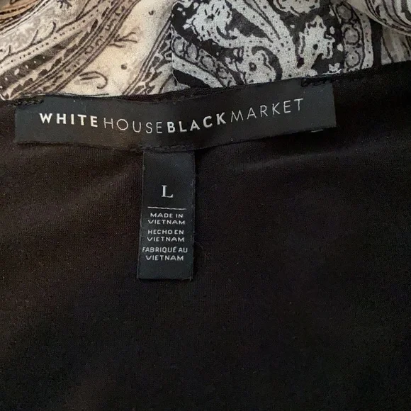 White House Black Market Paisley Top - Large - Picture 7 of 8